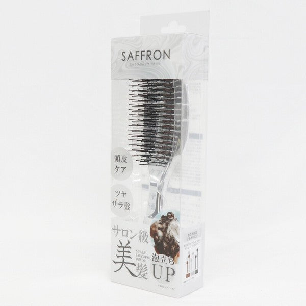 【夏!セール 22%OFF!】【ベタつきの気になる季節に】HIRO SAFFRON スカルプシャンプー ブラシ HDL-3915