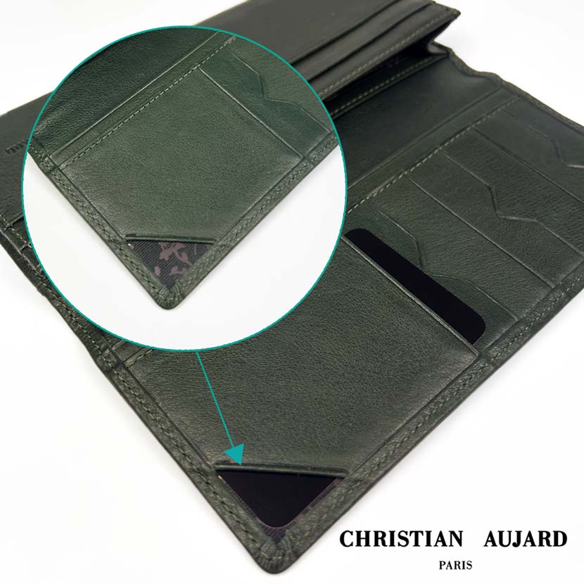 【店長一押し！】christian aujard クリスチャン オジャール 本革 札入れ 長財布 ロングウォレット【全3色】 【長財布 スリム・ファスナー 2タイプ】