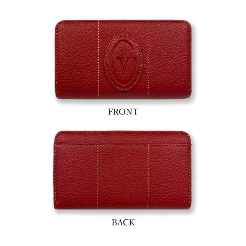 【人気】【ベストセレクト】Gianni Valentino ジャンニ・バレンチノ 二つ折り財布 ラウンドファスナー小銭入れ【合成皮革】【全4色対応】