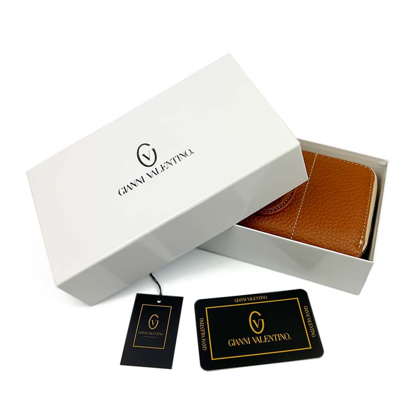 【人気】【ベストセレクト】Gianni Valentino ジャンニ・バレンチノ 二つ折り財布 ラウンドファスナー小銭入れ【合成皮革】【全4色対応】