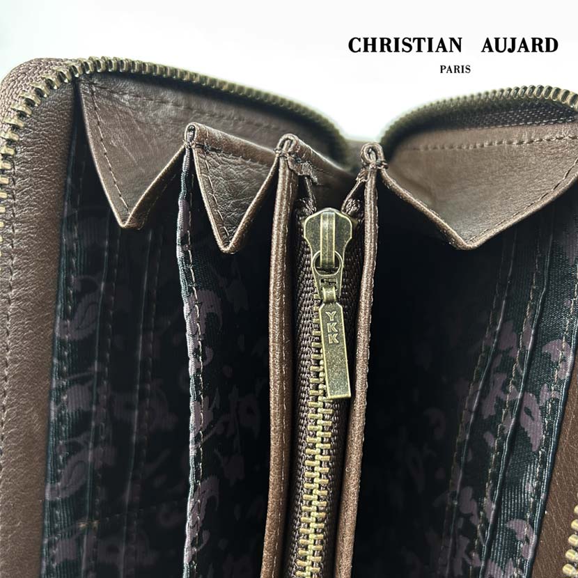 【店長一押し！】christian aujard クリスチャン オジャール 本革 札入れ 長財布 ロングウォレット【全3色】 【長財布 スリム・ファスナー 2タイプ】