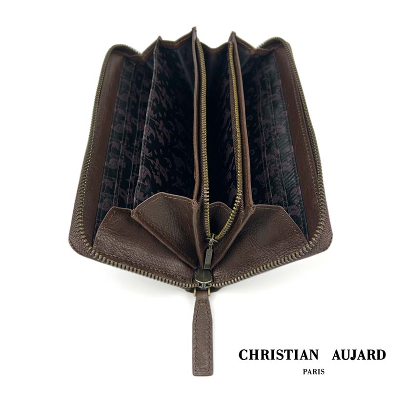 【店長一押し！】christian aujard クリスチャン オジャール 本革 札入れ 長財布 ロングウォレット【全3色】 【長財布 スリム・ファスナー 2タイプ】